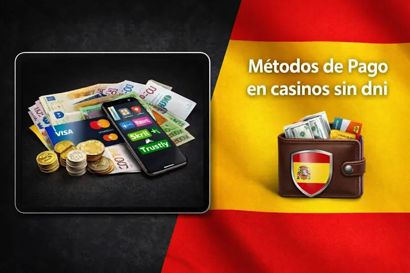 Métodos de pago en casinos sin dni
